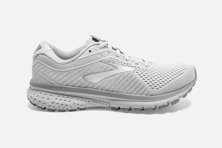 Brooks Ghost 12 Women's Road Running Shoes - White (57392-XFDL)